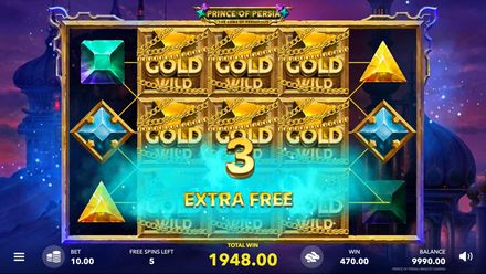 3 Extra Free Spins with guaranteed winnings